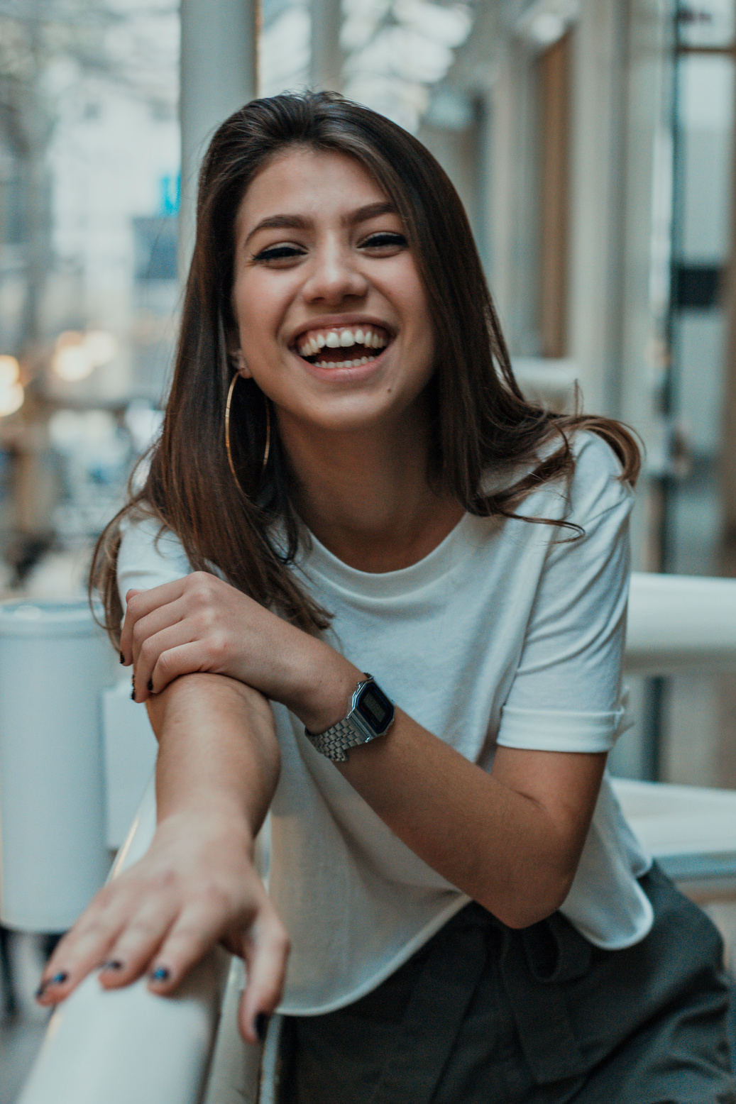 Woman Smiling